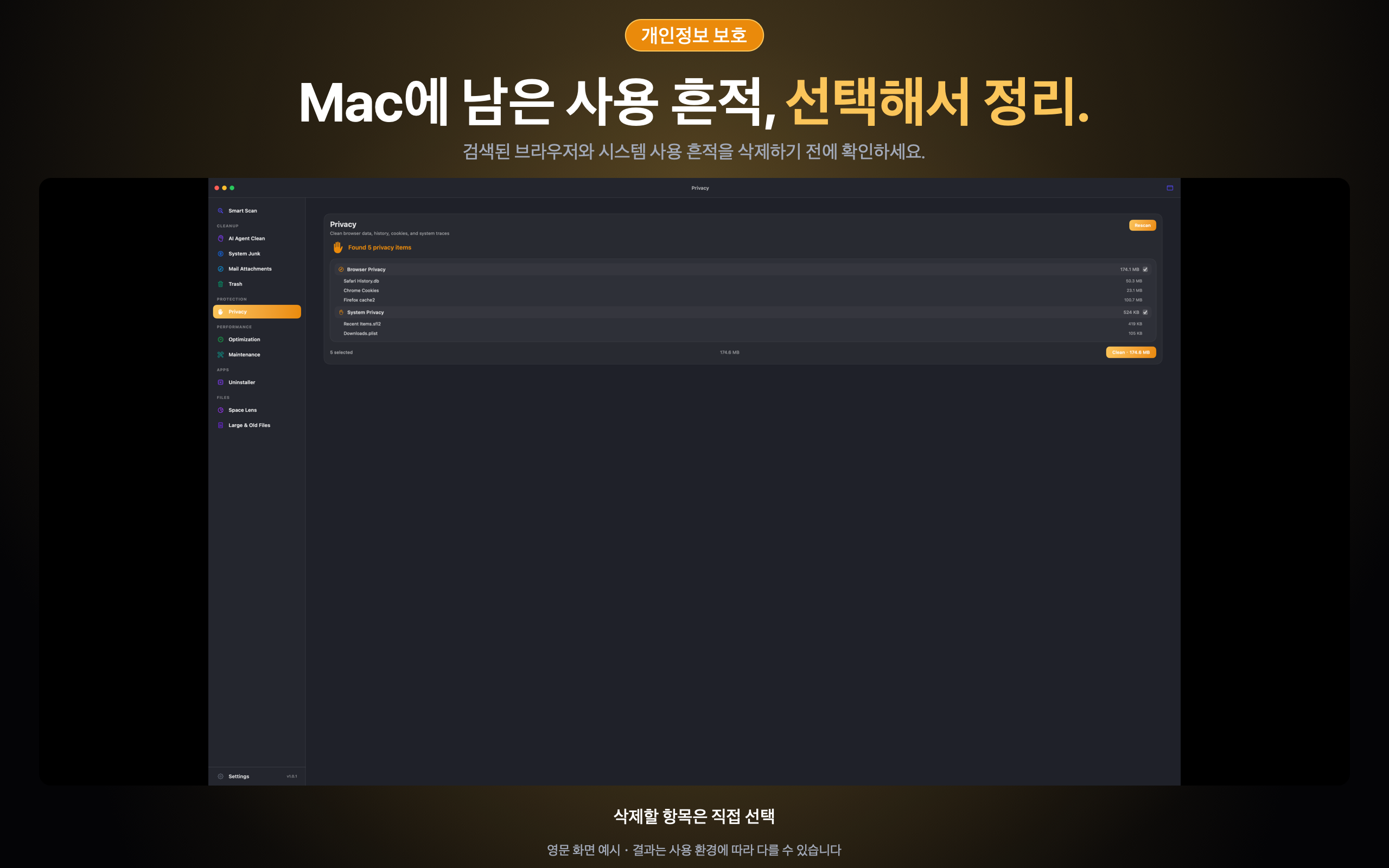 AI Agent Clean — 개인정보 보호